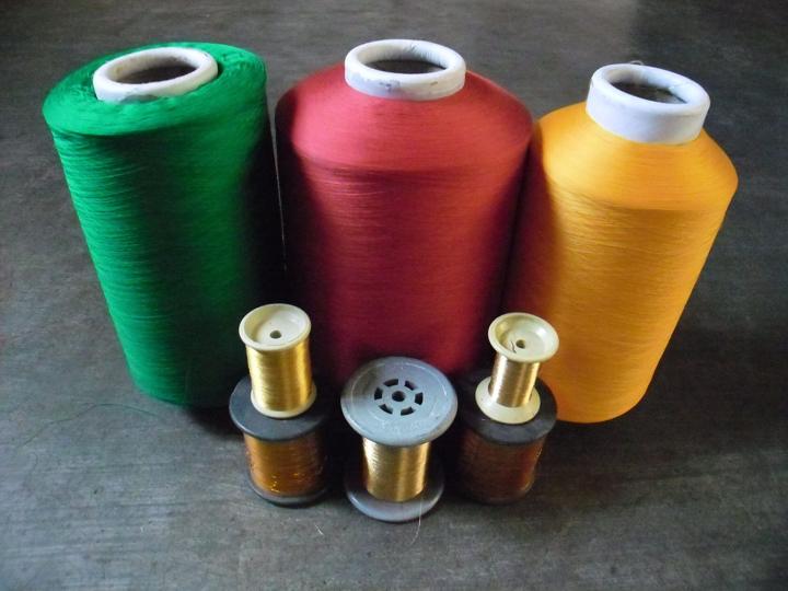 Polyester yarn cones